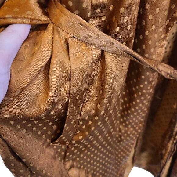 Torrid Copper Dotted Jacquard Collared Jacket Longline Size 3X Holiday Layering - Picture 7 of 13